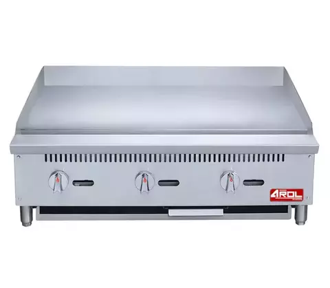 Plancha 36" 3 Quemadores, Placa de 3/4" Modelo ARGM36 AROL