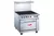 Estufa 6 Quemadores y Horno, Gas LP, Acero Inoxidable - ARR36-6B AROL - comprar en línea