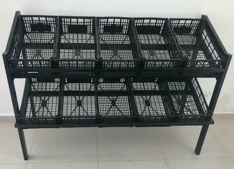 Exhibidor Frutas 10 Cajas - comprar en línea