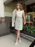 CONJUNTO STELLA TWEED NA COR BEGE (BLAZER + SAIA CURTA) na internet