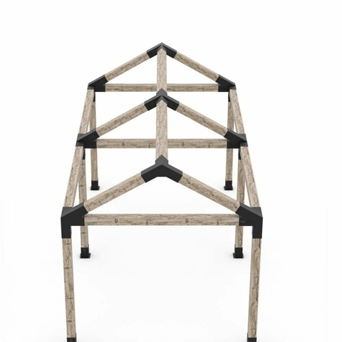 Pérgola Popsteel Cabana Dupla Slim - comprar online