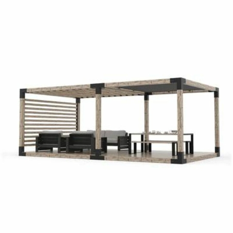 Pérgola Popsteel Club Dupla Solta Slim - comprar online