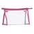 Nécessaire PVC Cristal + Ziper Colorido I 22x13x6 cm