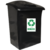 Lixeira Reciclável 60 Litros Tampa Plástico Lixo Cesto