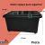 Caixa Organizadora 60 Litros Preta Kit Com 6 Caixas - comprar online