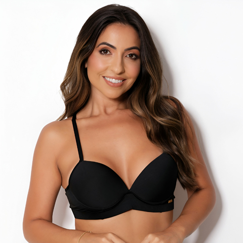 Sutiã QBY com Bojo e Alças Ajustáveis