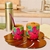 Set Mate de Madera + Bombilla + Azucarera O Yerbera Artesanal Pintado a Mano. - comprar online