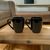 SET DE DOS TAZAS BOMBÉ COLOR LISAS DE CERAMICA ARTESANAL 330 ML - regaleria.mesirve