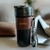 VASO TERMICO ACERO DOBLE CAPA 450 ML CON BANDA SIMIL CUERO Y SOGA - comprar online