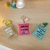 SET DE 3 LLAVEROS DÍA DEL AMIGO FRASE DECO 8 X 8 CM SURTIDOS en internet