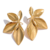 Brinco Folhas Banhado em Ouro 18k