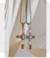 Colar Religioso Pingente Cruz com Zircônias Cravejadas Banhado em Ouro 18k - comprar online