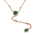 Colar Feminino Elegante com Zircônia Banhado em Ouro 18k