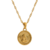 Colar Amuleto da Sorte Banhado em Ouro 18k