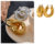 Brinco Argola Lisa Banhada em Ouro 18k - comprar online
