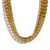 Colar / Pulseira Corrente Cubana Banhado em Ouro 18k
