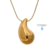 Colar Feminino Gota Lisa Banhado em ouro 18k - comprar online