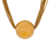 Colar em Camadas Pingente Bola Elegante Banhado em Ouro 18k