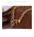 Colar Coração com Fecho T Banhado em Ouro 18k - comprar online