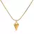 Colar Feminino Pingente Coração Banhado em Ouro 18k - comprar online