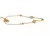 Pulseira Delicada Flor de Zircônia Banhado em Ouro 18k - loja online