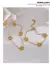 Pulseira/Colar Flores Banhada em Ouro 18k na internet