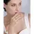 Anel Feminino Regulável com Zircônia Banhado em Ouro 18k - comprar online