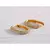 Brinco Argola Oval com Zircônias Banhado em Ouro 18k - comprar online