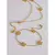 Pulseira/Colar Flores Banhada em Ouro 18k na internet