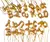 Colar Letra Inicial Banhado em Ouro 18k