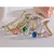 Pulseira Feminina com Zircônia Banhada em Ouro 18k - Pedrita Jóias