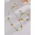 Imagem do Pulseira/Colar Flores Banhada em Ouro 18k