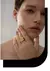 Anel Gotas Feminino Banhado em Ouro 18k