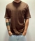 Remera CHANCE oversize chocolate - comprar online