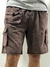 Bermuda de algodón COMFY bordó - comprar online