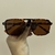 Óculos de Sol Aviador Quadrado Ponte Dupla Tartaruga - comprar online