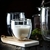 Vaso taza café doble pared vidrio 150 ml - tienda online