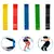 Kit 5 Faixas Elásticas Para Exercícios Multifuncional Yoga Fisioterapia e Treino Academia - loja online
