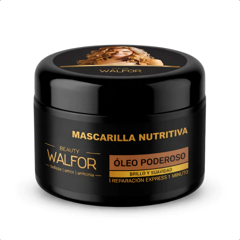 Mascarilla Nutritiva Walfor Oleo Poderoso Express 250g