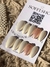 Press On Nails en Kapping Gel White pearl