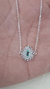 PULSEIRA TRANGULADA CRAVEJADA VERDE ÁGUA - comprar online