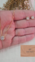 CONJUNTO PONTO DE LUZ LATERAIS ARREDONDADAS DOURADO - comprar online