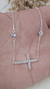 PULSEIRA CRUZ FINA CRAVEJADA - comprar online