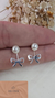 KIT COM 3 BRINCOS CHUVEIRINHO - comprar online