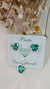 CONJUNTO CORAÇÃO VERDE AGUA - comprar online