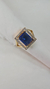 ANEL PEDRARIA QUADRADO AZUL - comprar online
