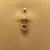 PIERCING CORAÇÃO UMBIGO - comprar online