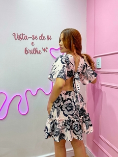 Vestido Miranda | estampado preto - comprar online
