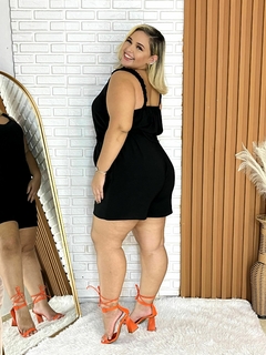 Conjunto de Short e Blusa em Crepe Dunas: Conforto e Estilo - Tamanho Único (46-50) - loja online