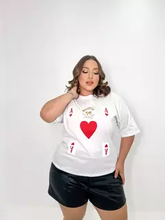 Blusa em Fio 30 com Gola em Ribana e Detalhes em Silk: Conforto e Estilo para Looks Casuais e Modernos - Tamanho Único (46-50) na internet